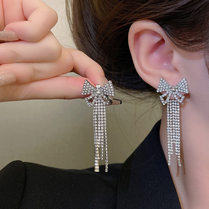 チェーンピアス K18 ピアス ロングアメリカンピアス アクセサリー620銀