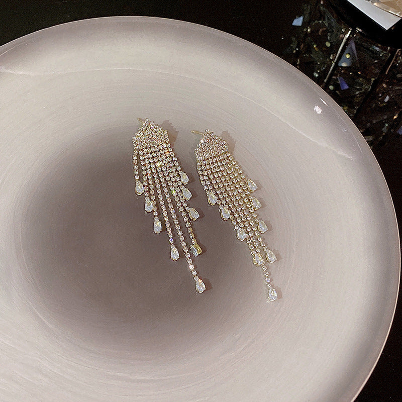 チェーンピアス K18 ピアス ロングアメリカンピアス アクセサリー656